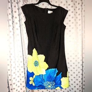 STUDIO I Short Sleeve Sheath Floral Sheath👗 L?